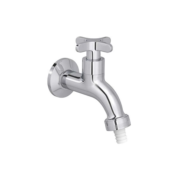 Canilla para lavarropas y jardín con adaptador para manguera Flex cromada Deca 1153.C20